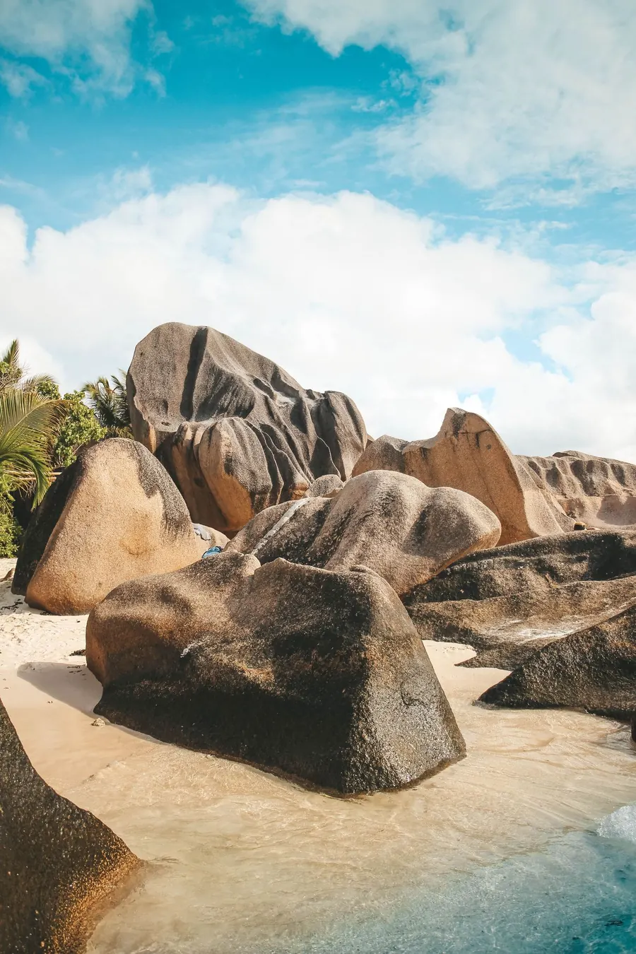 Spiaggia delle Seychelles
